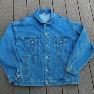 Vintage 90s "Always Coca Cola" Denim Trucker Jean Jacket Mens XL Made in USA